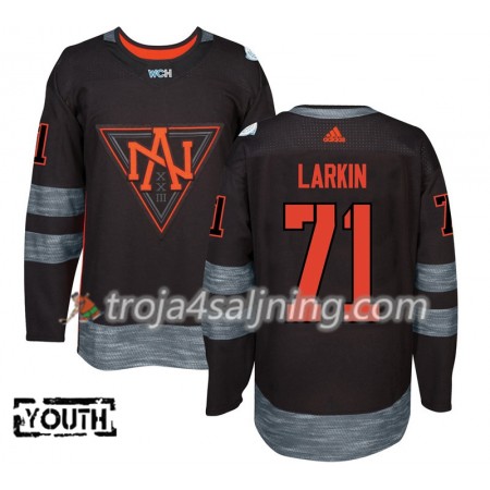 Lag Nordamerika tröja Dylan Larkin 71 World Cup i ishockey 2016 Svart Premier - NHL Tröjor Barn Lag Nordamerika tröja Dylan Larkin 71 World Cup i ishockey 2016 Svart Premier - NHL Tröjor Barn